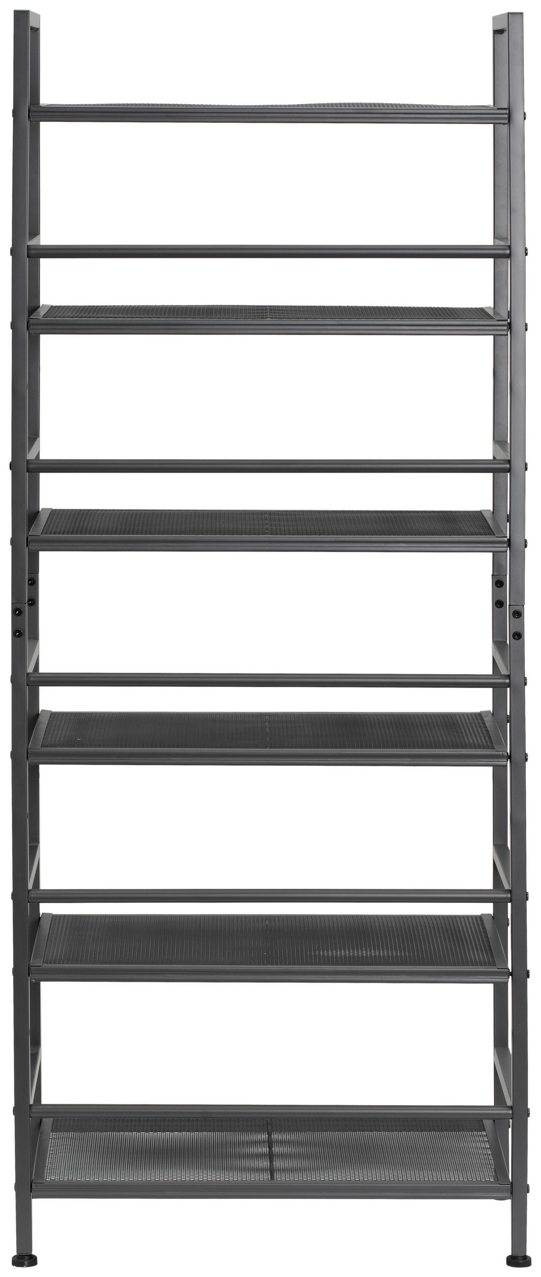 SCHUHREGAL Grau  - Grau, MODERN, Metall (59/144/30cm) - PBJ