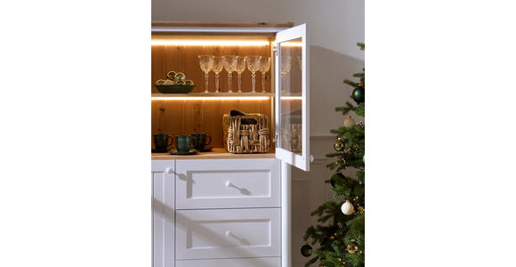 MEGASOFA  in Cord Creme  - Creme/Schwarz, MODERN, Kunststoff/Textil (278/93/112cm) - Carryhome