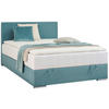 BOXBETT 140/200 cm  in Petrol  - Chromfarben/Petrol, KONVENTIONELL, Kunststoff/Textil (140/200cm) - Boxxx