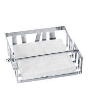 SERVIETTENHALTER - Chromfarben, Design, Metall (20/20/5cm) - Homeware