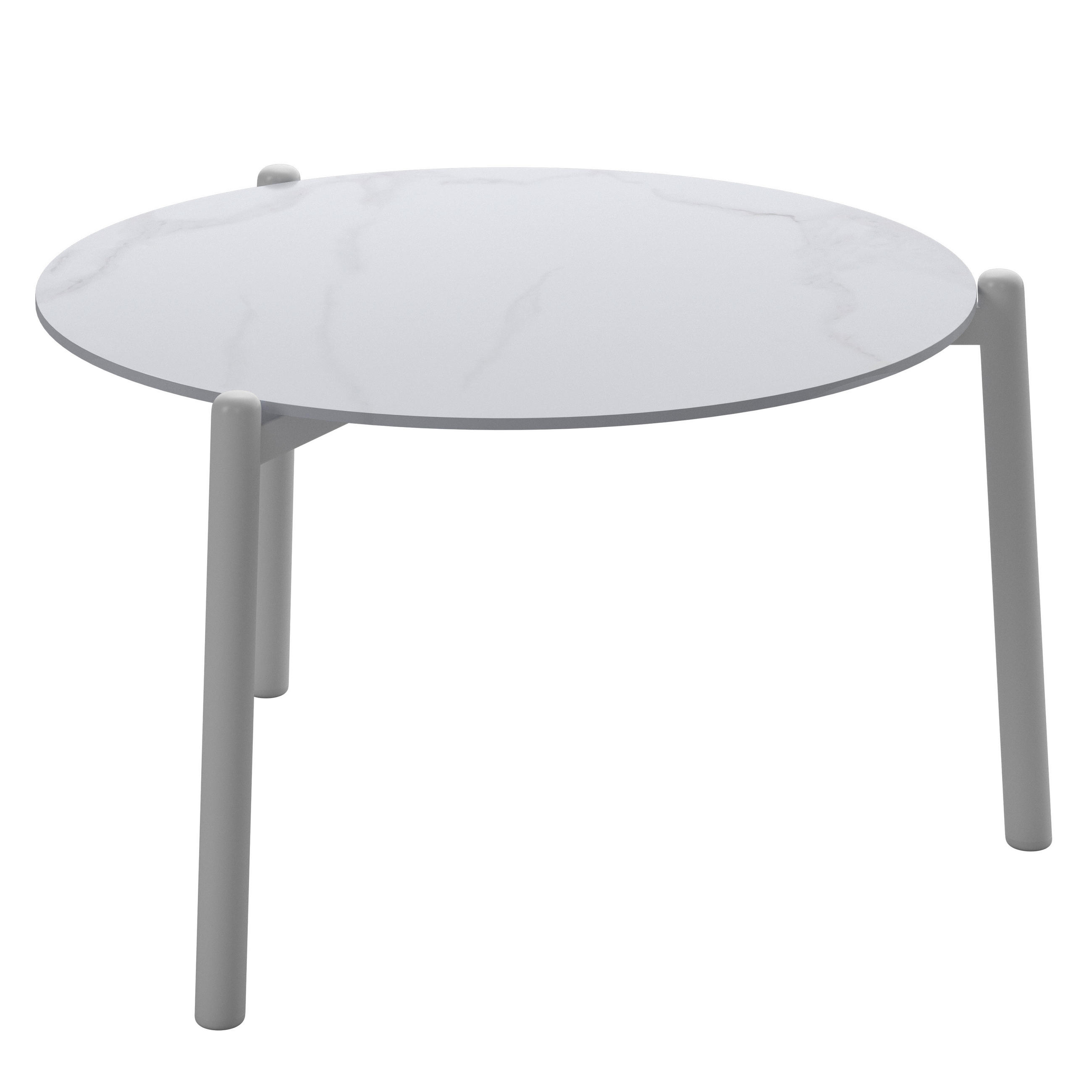 POMOĆNI STOLIĆ VRTNI   metal, keramika      - bijela, Moderno, metal/keramika (60/60cm) - Ambia Garden