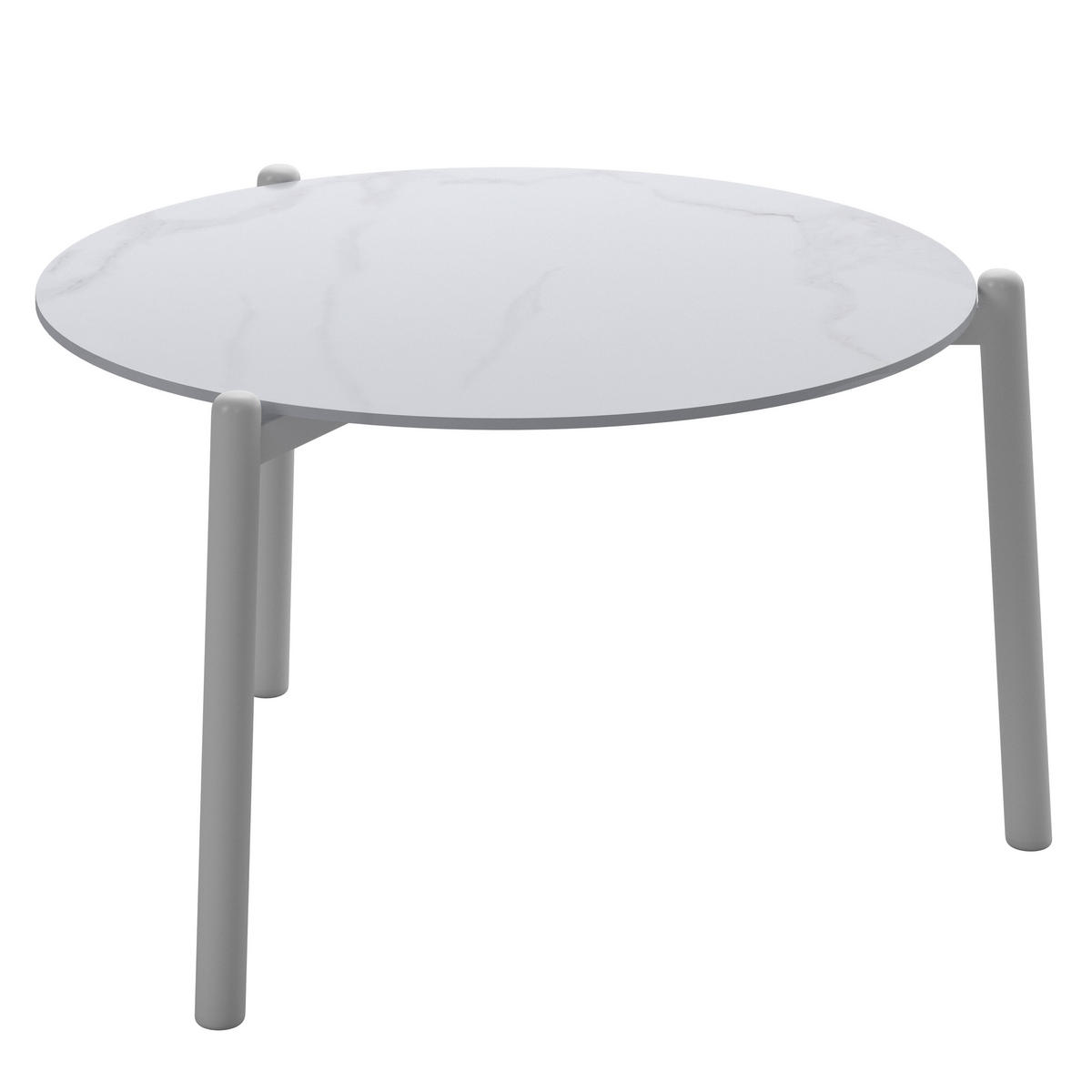 POMOĆNI STOČIĆ ZA BAŠTU  - bela, Moderno, metal/keramika (60/60cm) - Ambia Garden