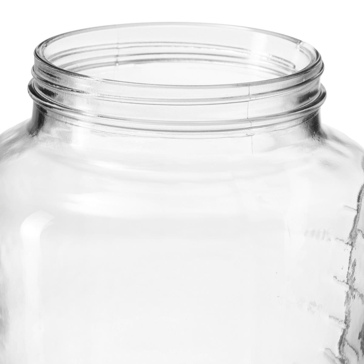 GETRÄNKESPENDER  Succo  - Edelstahlfarben/Transparent, Basics, Glas/Kunststoff (20,70/31,00cm) - Leonardo