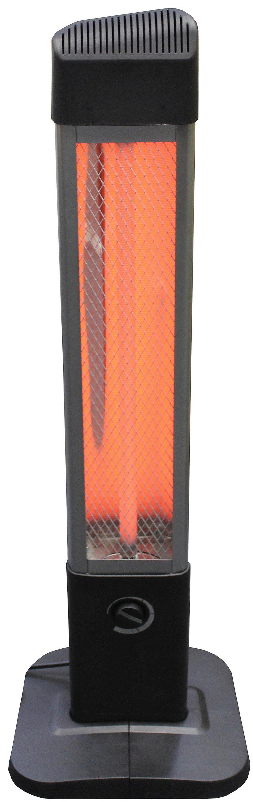 HEIZSTRAHLER - Schwarz, KONVENTIONELL, Kunststoff/Metall (16/105/7cm) - Atrigo