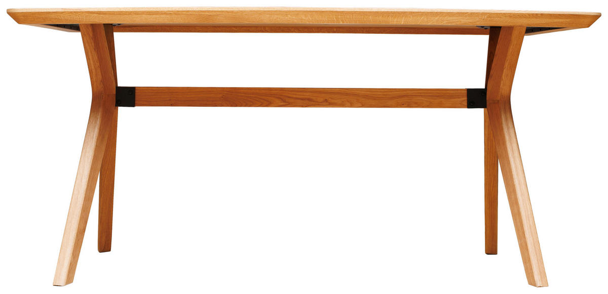 ESSTISCH Eiche massiv rechteckig Eichefarben  - Eichefarben, Design, Holz (180/90/74cm) - Linea Natura