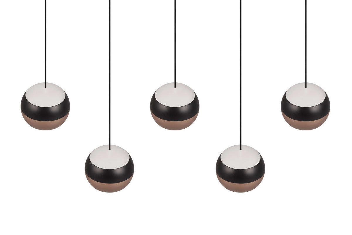ZÁVĚSNÉ LED SVÍTIDLO, 100/10,5/200 cm  - černá, Design, kov (100/10,5/200cm) - Trio Leuchten