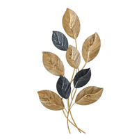 ZIDNA DEKORACIJA        47,6/90,8 cm   - zlatne boje/crna, Basics, metal (47,6/90,8cm) - Ambia Home