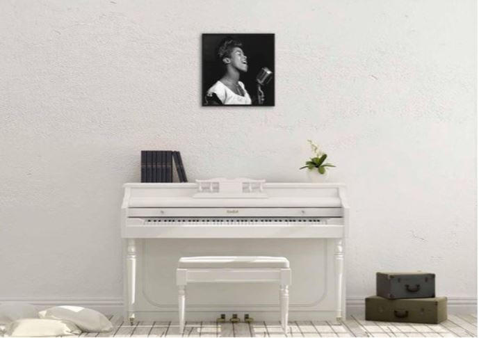 BILD Musik  - Schwarz, Design, Holz/Kunststoff (74/74cm)