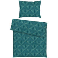 BETTWÄSCHE 2-teilig Atelier Interlock-Jersey 140/200 cm  - Grün, Basics, Textil (140/200cm) - Estella
