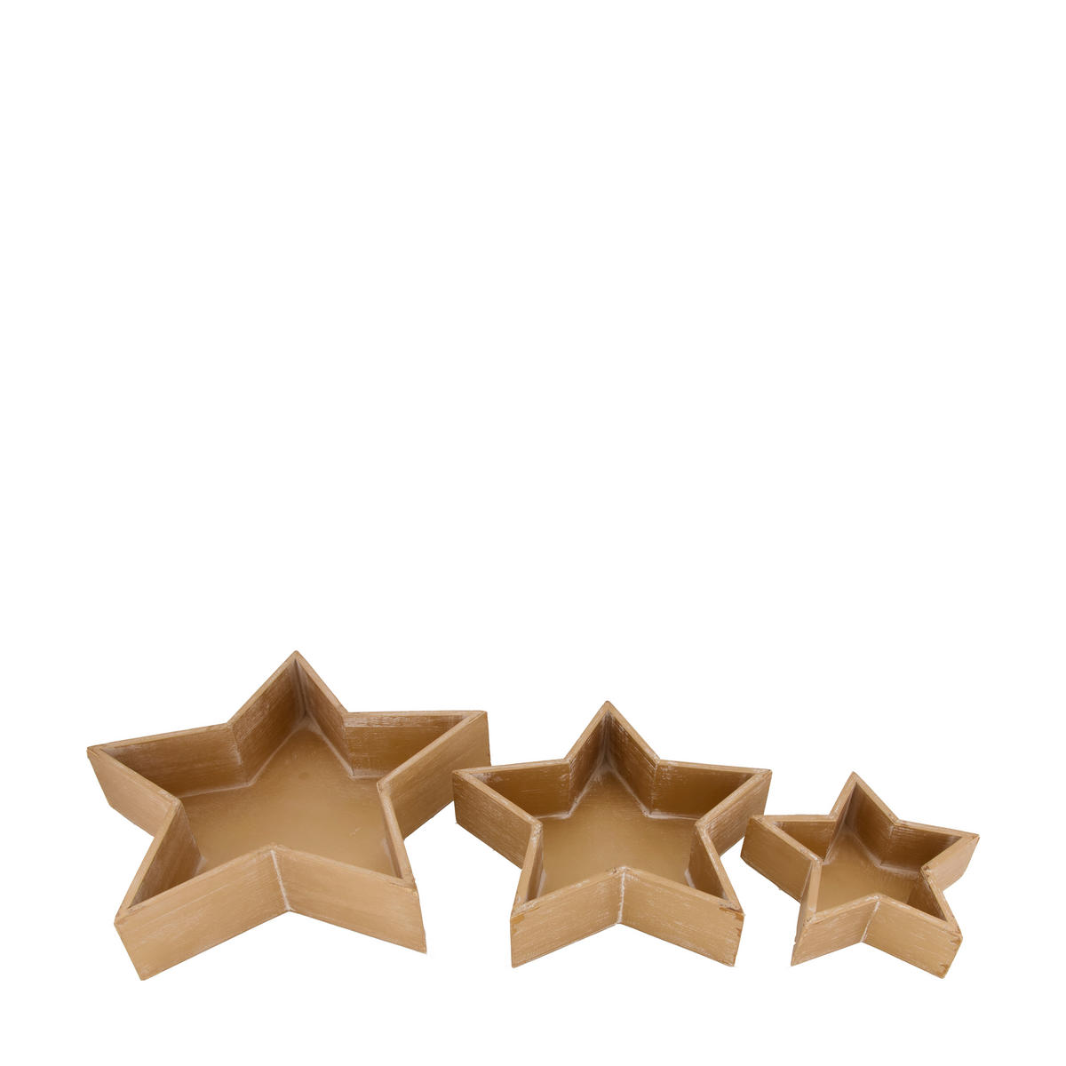 DEKOTABLETT - Goldfarben, Basics, Holz (38/38/5cm)