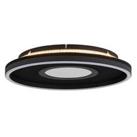 LED-DECKENLEUCHTE  39,7/6,3 cm    - Weiss/Transparent, Design, Kunststoff/Textil (39,7/6,3cm) - Globo