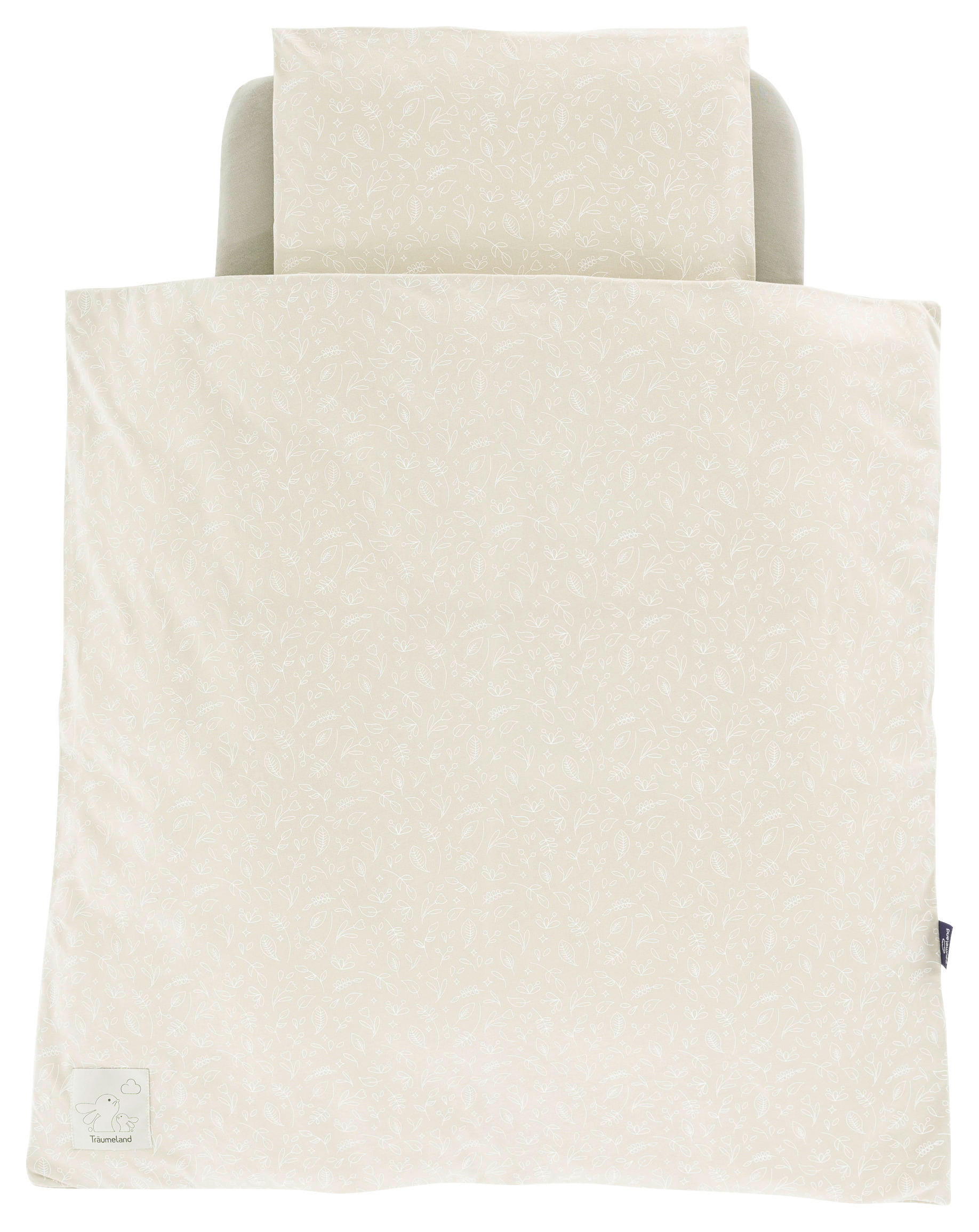 KINDERBETTWÄSCHE 80/80 cm  - Beige, Basics (80/80cm) - Träumeland