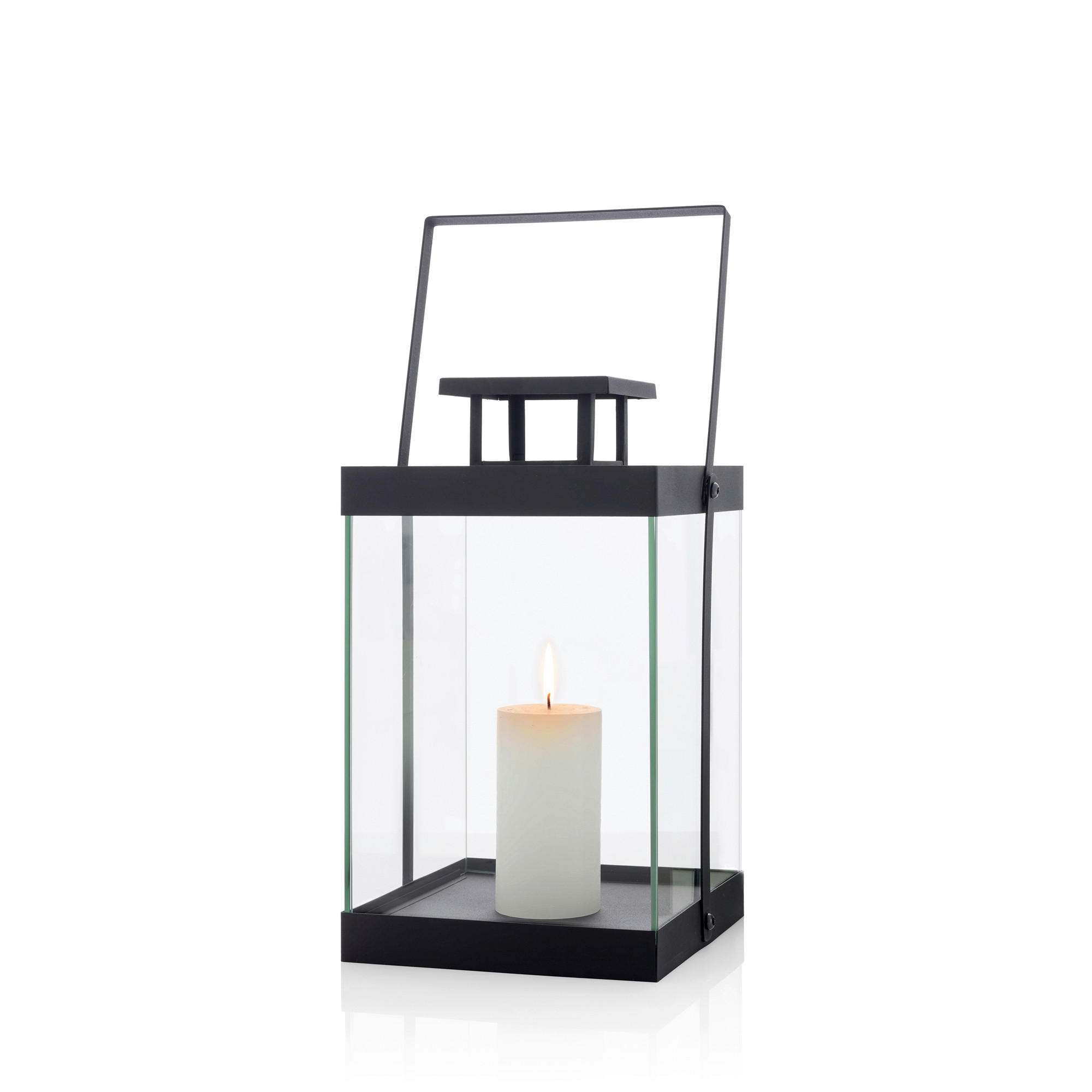 LATERNE - Schwarz, Trend, Metall (20,5/46/21cm) - Blomus