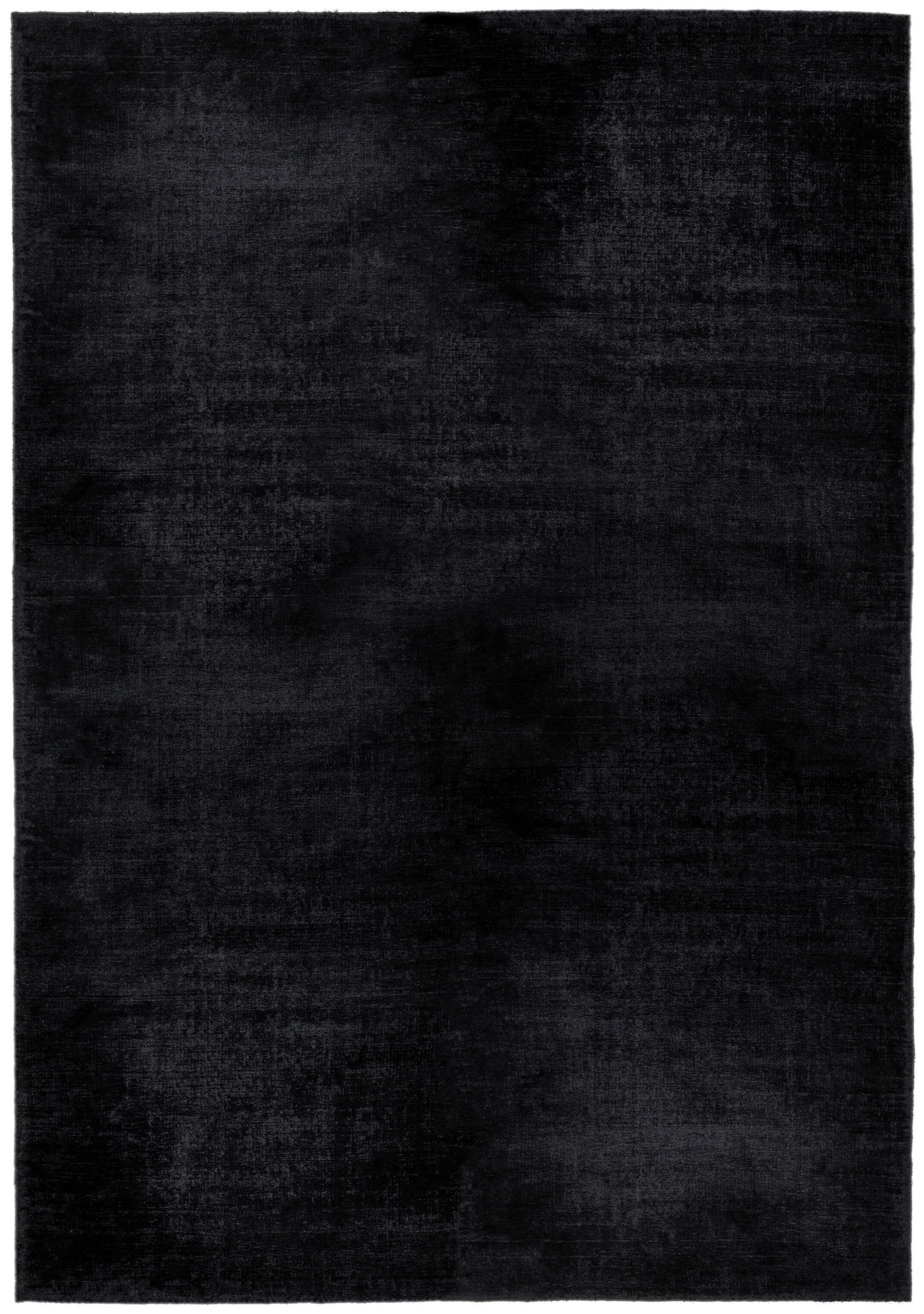 HANDWEBTEPPICH  Wohnzimmer 140/200 cm Schwarz rechteckig  - Schwarz, Basics, Textil (140/200cm) - Tom Tailor