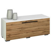 LOWBOARD  in 95/39/40 cm  - Honigeiche/Alufarben, MODERN, Holzwerkstoff/Kunststoff (95/39/40cm) - MID.YOU