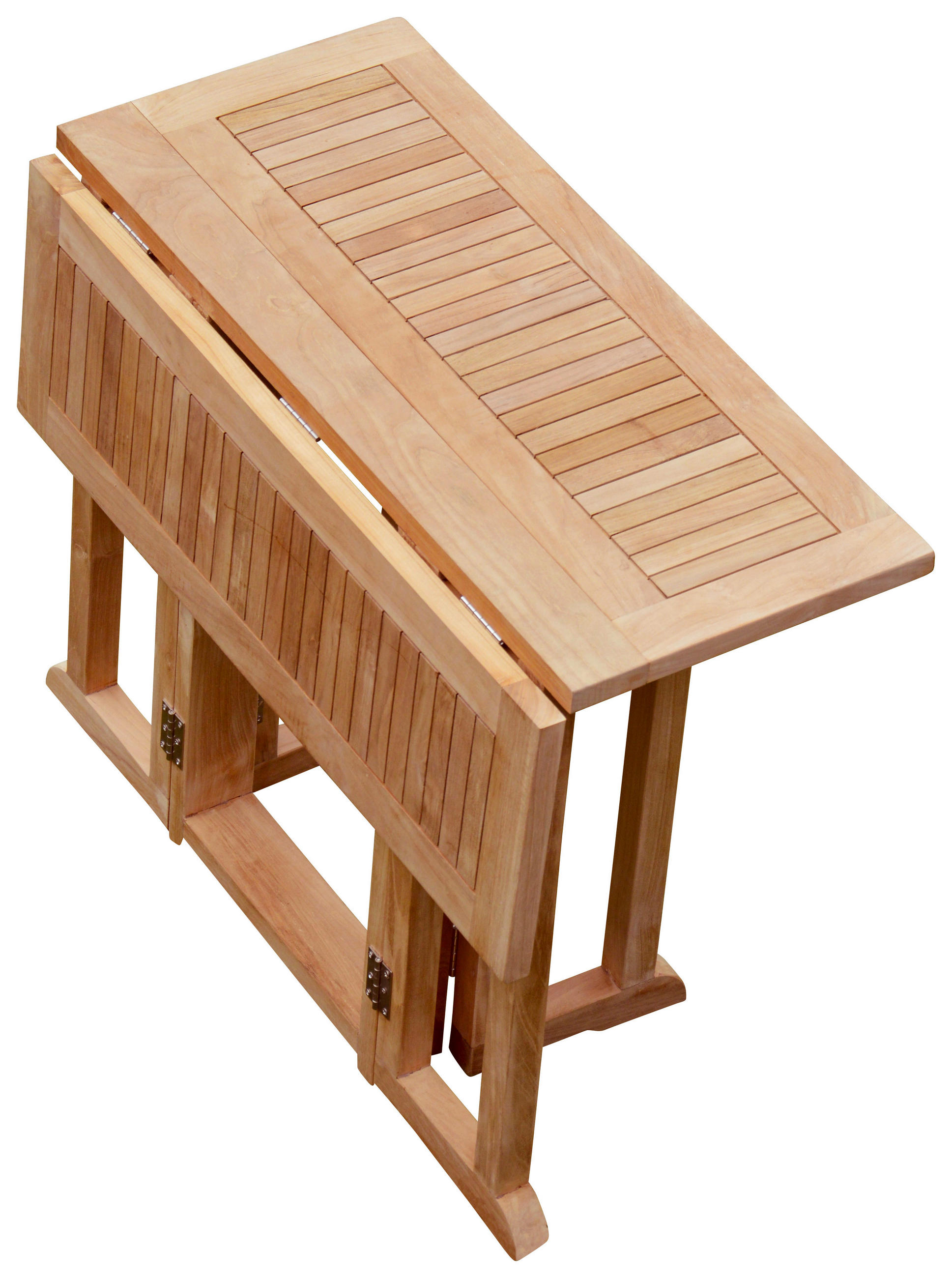 GARTENKLAPPTISCH 90/70/73 cm Holz - Teakfarben, KONVENTIONELL, Holz (90/70/73cm) - Jan Kurtz