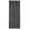 ÖSENSCHAL Gent blickdicht 135/250 cm   - Schwarz, Design, Textil (135/250cm) - Ambiente