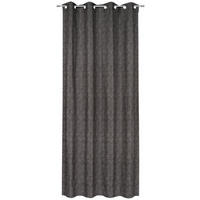 ÖSENSCHAL Gent blickdicht 135/250 cm   - Schwarz, Design, Textil (135/250cm) - Ambiente