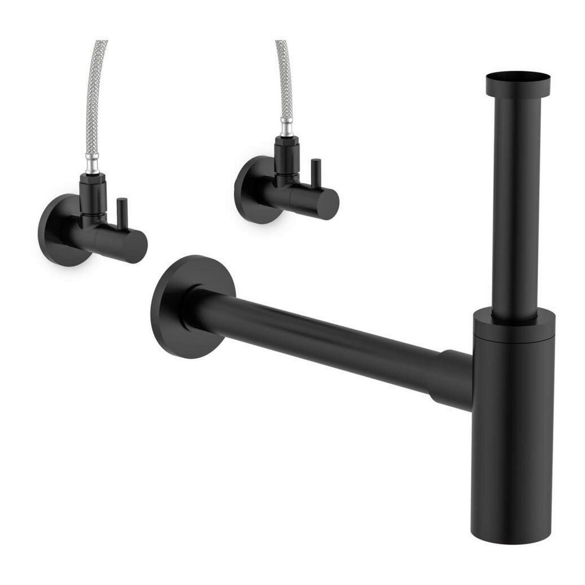 SIPHON 37/5,5/32,5 cm  - Schwarz, Basics, Metall (37/5,5/32,5cm) - Schütte