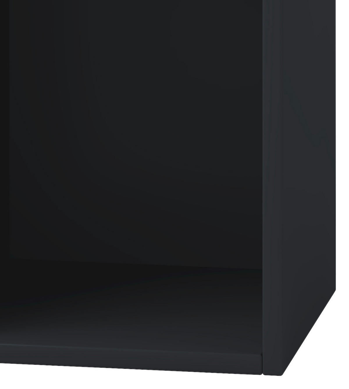 SCHALLPLATTENREGAL Schwarz  - Schwarz, KONVENTIONELL, Holzwerkstoff (34/107/29cm) - MID.YOU