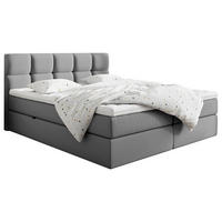 BOXSÄNG 180/200 cm  i mörkgrå  - mörkgrå/grå, Lifestyle, trämaterial/trä (180/200cm) - Livetastic