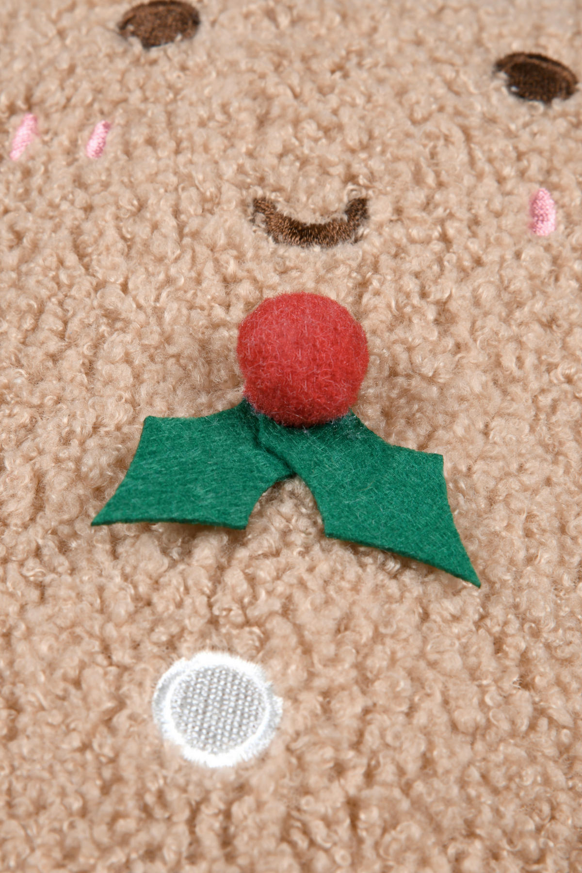 OKRASNA BLAZINA  CHRISTMAS    41/30 cm         - rjava, Basics, tekstil (41/30cm)