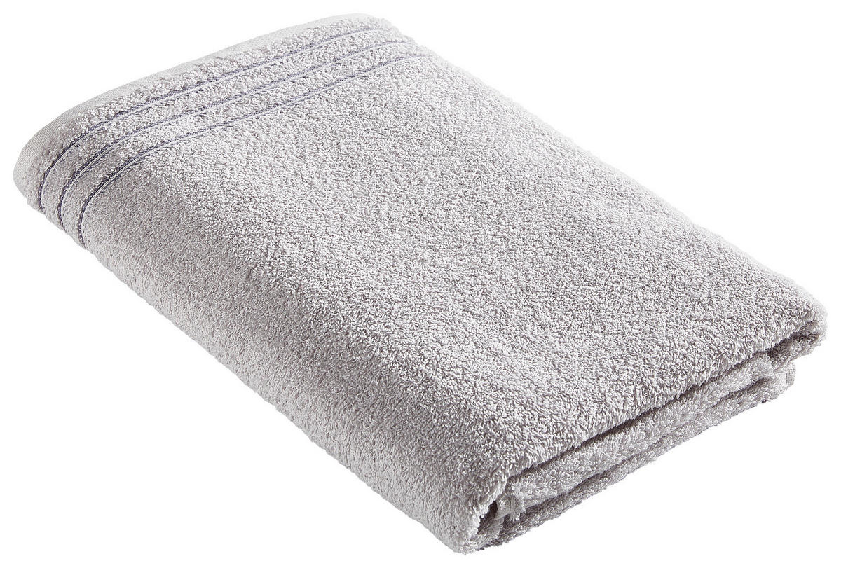 DUSCHTUCH Grossetto 67/140 cm  - Hellgrau, Basics, Textil (67/140cm) - Vossen