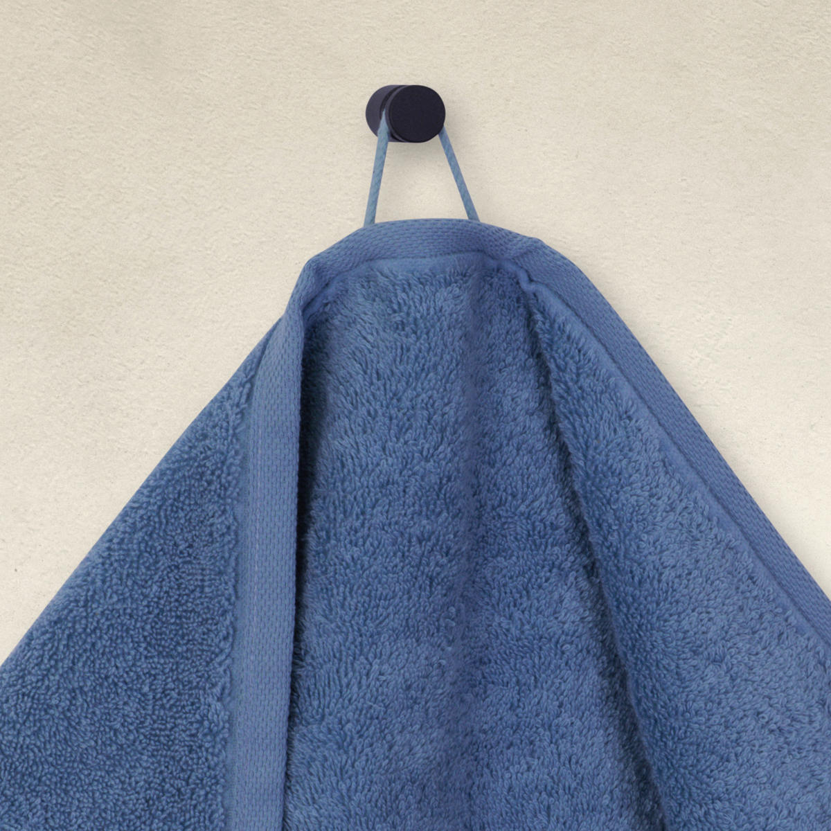 DUSCHTUCH LOFT 80/150 cm  - Blau, Basics, Textil (80/150cm) - Moeve