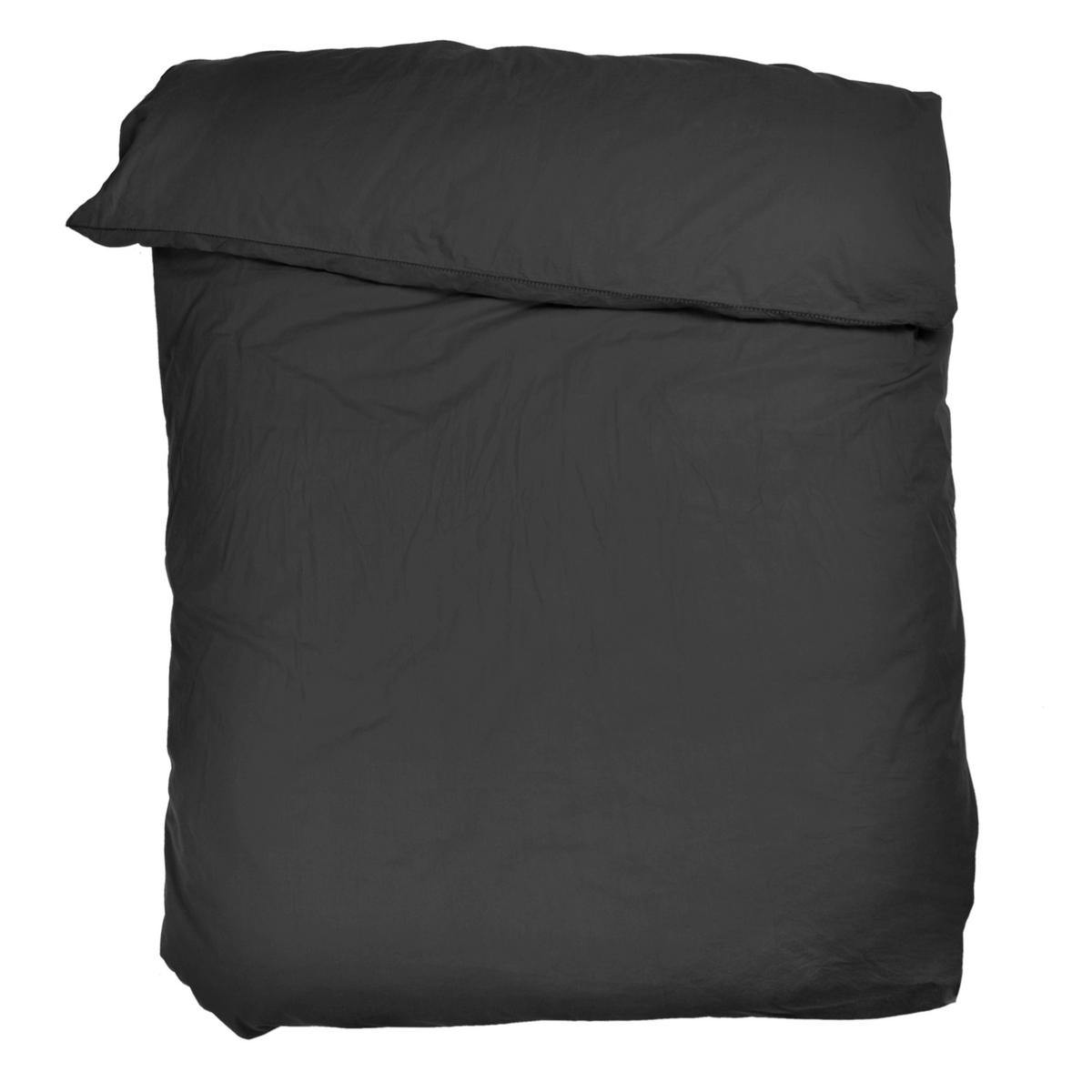 BETTDECKENBEZUG EASY Perkal 155/220 cm  - Dunkelgrau, Basics, Textil (155/220cm) - Zoeppritz