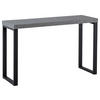KONSOLENTISCH in Holzwerkstoff 120/40/76 cm   - Schwarz/Grau, Design, Holzwerkstoff/Metall (120/40/76cm) - MID.YOU
