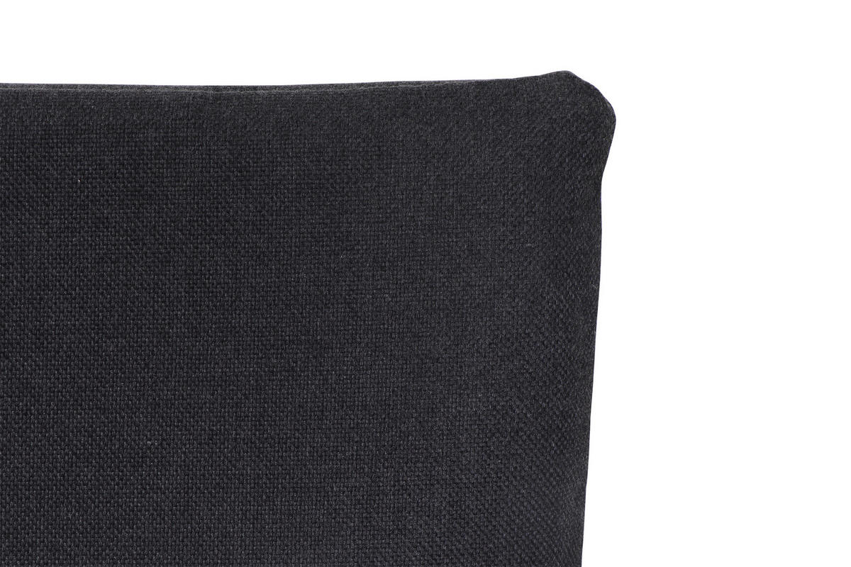 GARTEN-RELAXLIEGE 57/81/143 cm  - Schwarz, KONVENTIONELL, Kunststoff/Textil (57/81/143cm) - Siena Garden
