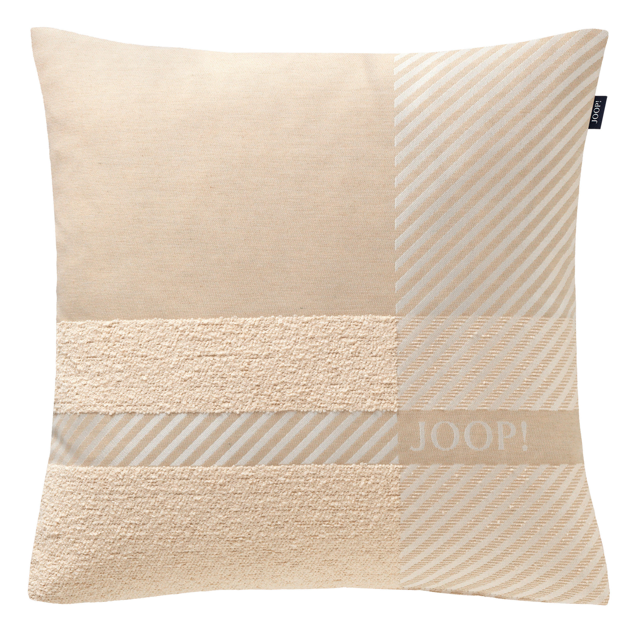 KISSENHÜLLE J!Modern 40/40 cm  - Beige/Creme, Basics, Textil (40/40cm) - Joop!