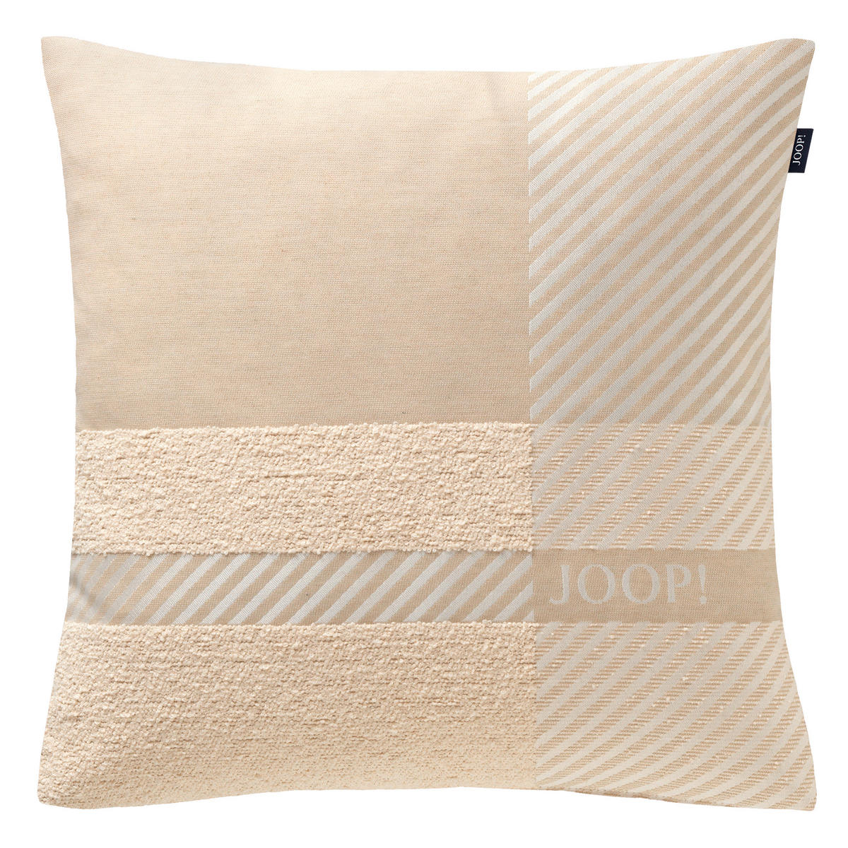 KISSENHÜLLE J!Modern 40/40 cm  - Beige/Creme, Basics, Textil (40/40cm) - Joop!