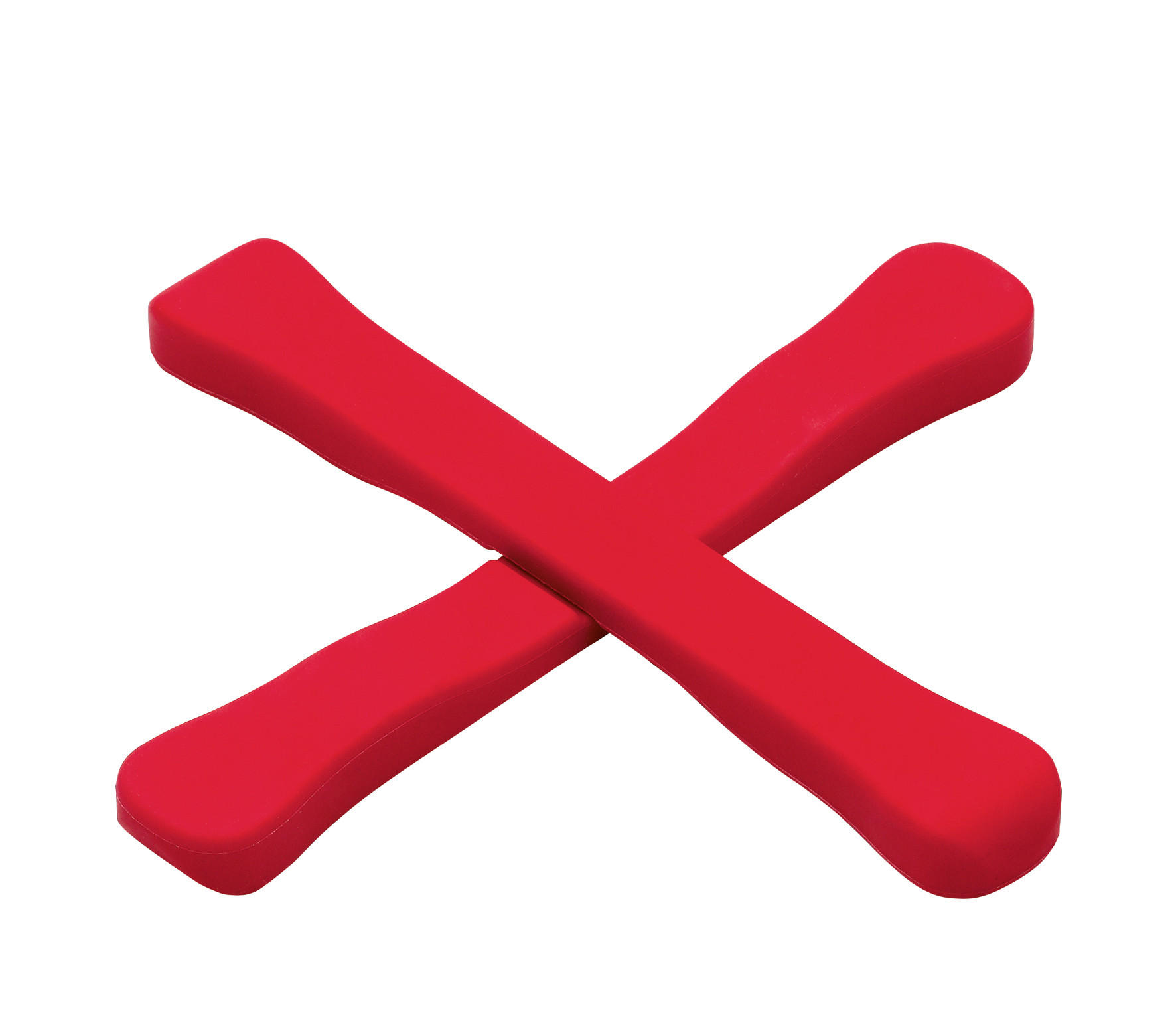 TOPFUNTERSETZER Metall, Kunststoff Rot  - Rot, Basics, Kunststoff/Metall (9/2/22cm) - Spring