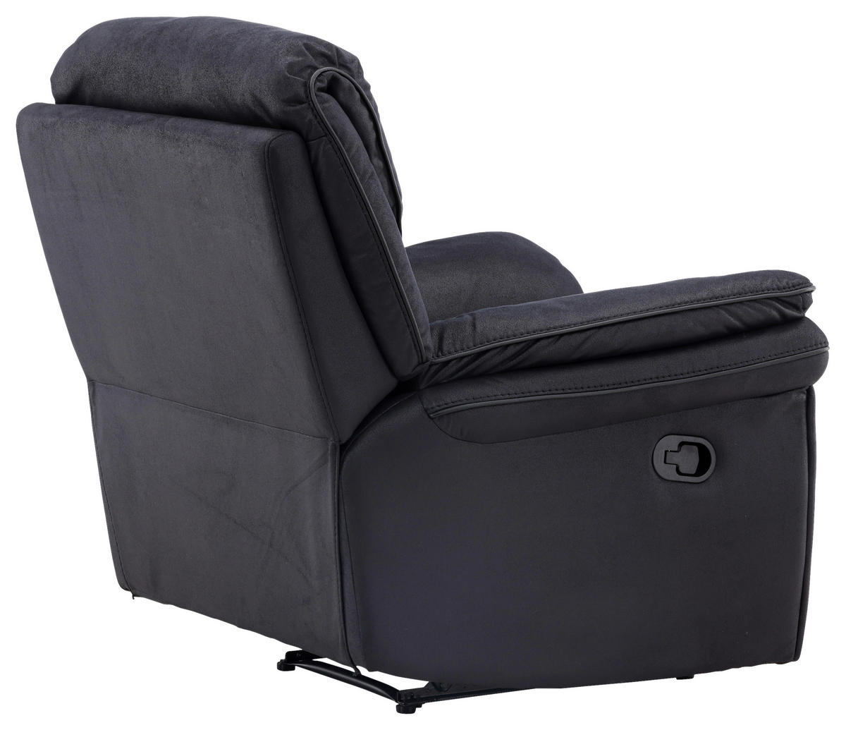 FERNSEHSESSEL  mit Schwarz  - Schwarz, Design, Kunststoff/Textil (104/103/99cm) - Livetastic