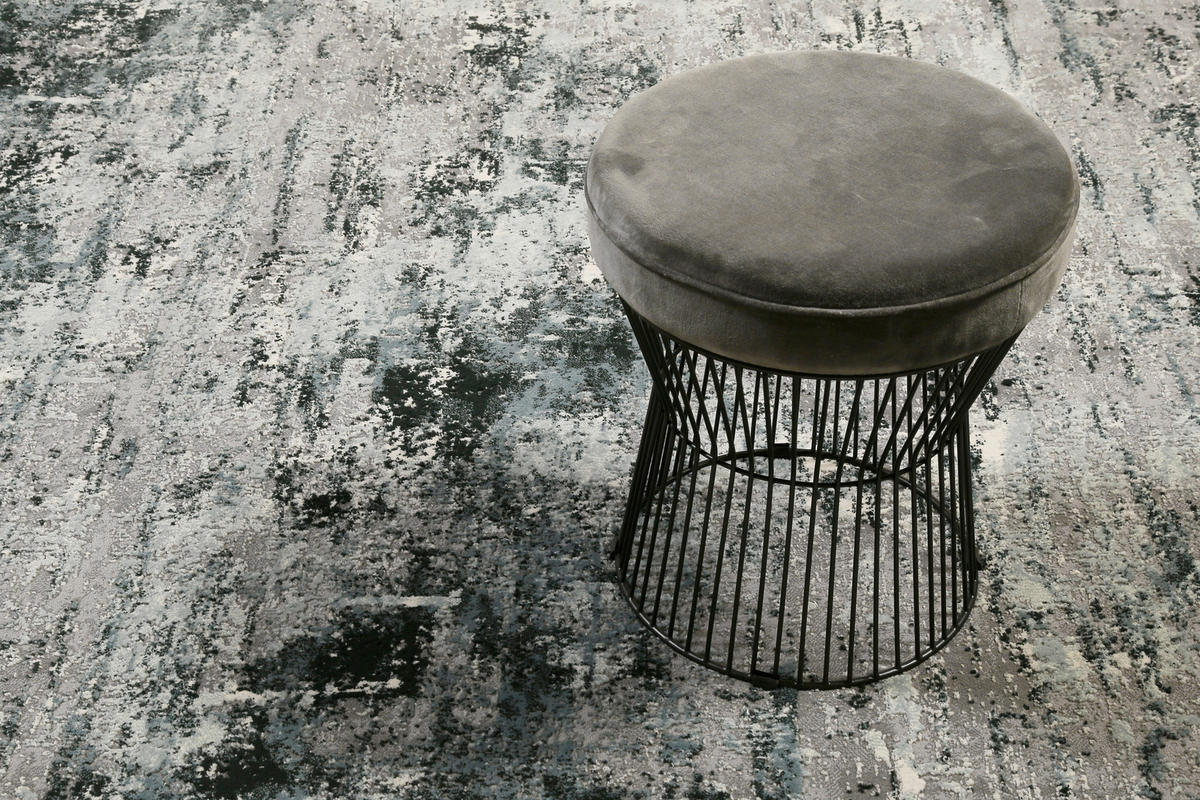 WEBTEPPICH 80/150 cm Vintage Feels Blau, Grau, Dunkelgrau  - Blau/Dunkelgrau, Design, Textil (80/150cm) - Esprit