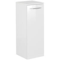 MIDISCHRANK 30,5/81/32 cm  - Alufarben, MODERN, Glas/Holzwerkstoff (30,5/81/32cm) - MID.YOU