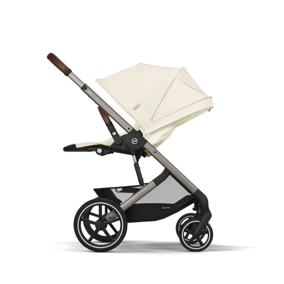 KINDERWAGEN  Balios S Lux  Seashell Beige  - Taupe/Beige, Basics, Textil/Metall (87/60/108cm) - cybex GOLD