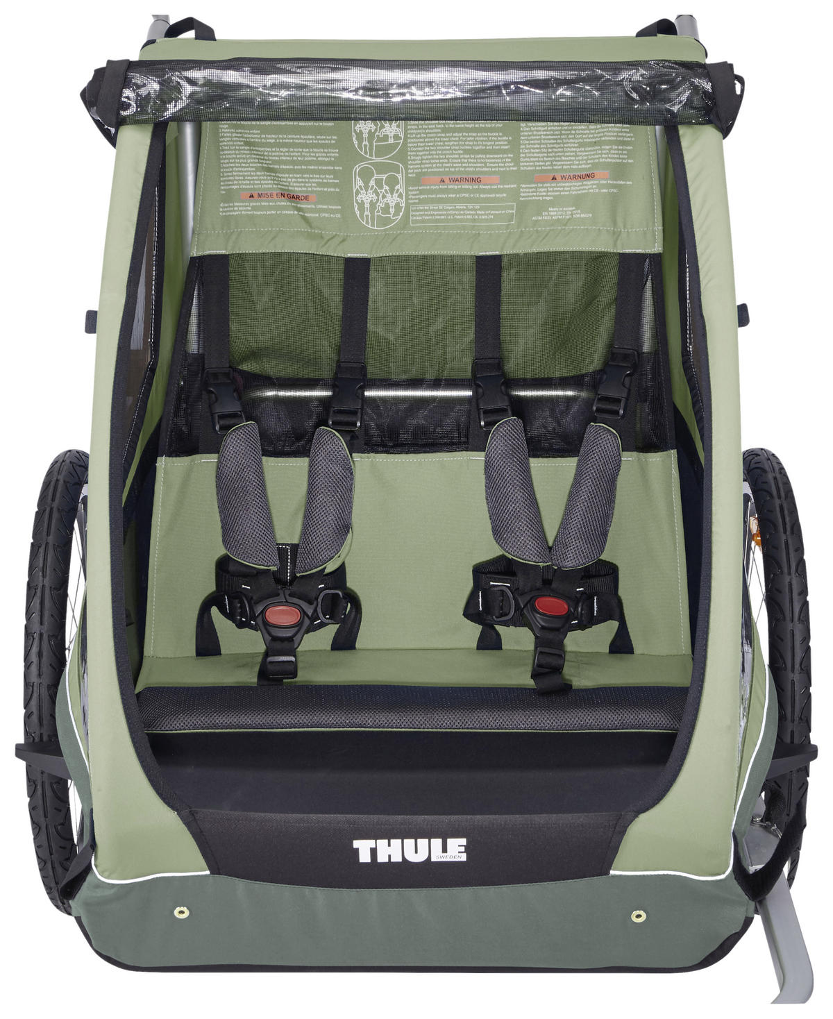 FAHRRADANHÄNGER   COASTER XT  - Olivgrün, KONVENTIONELL, Textil/Metall (137/77/103cm) - Thule