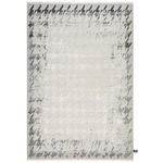 WEBTEPPICH 133/190 cm Houndstooth Border Grau rechteckig  - Grau, Design, Textil (133/190cm) - Dieter Knoll