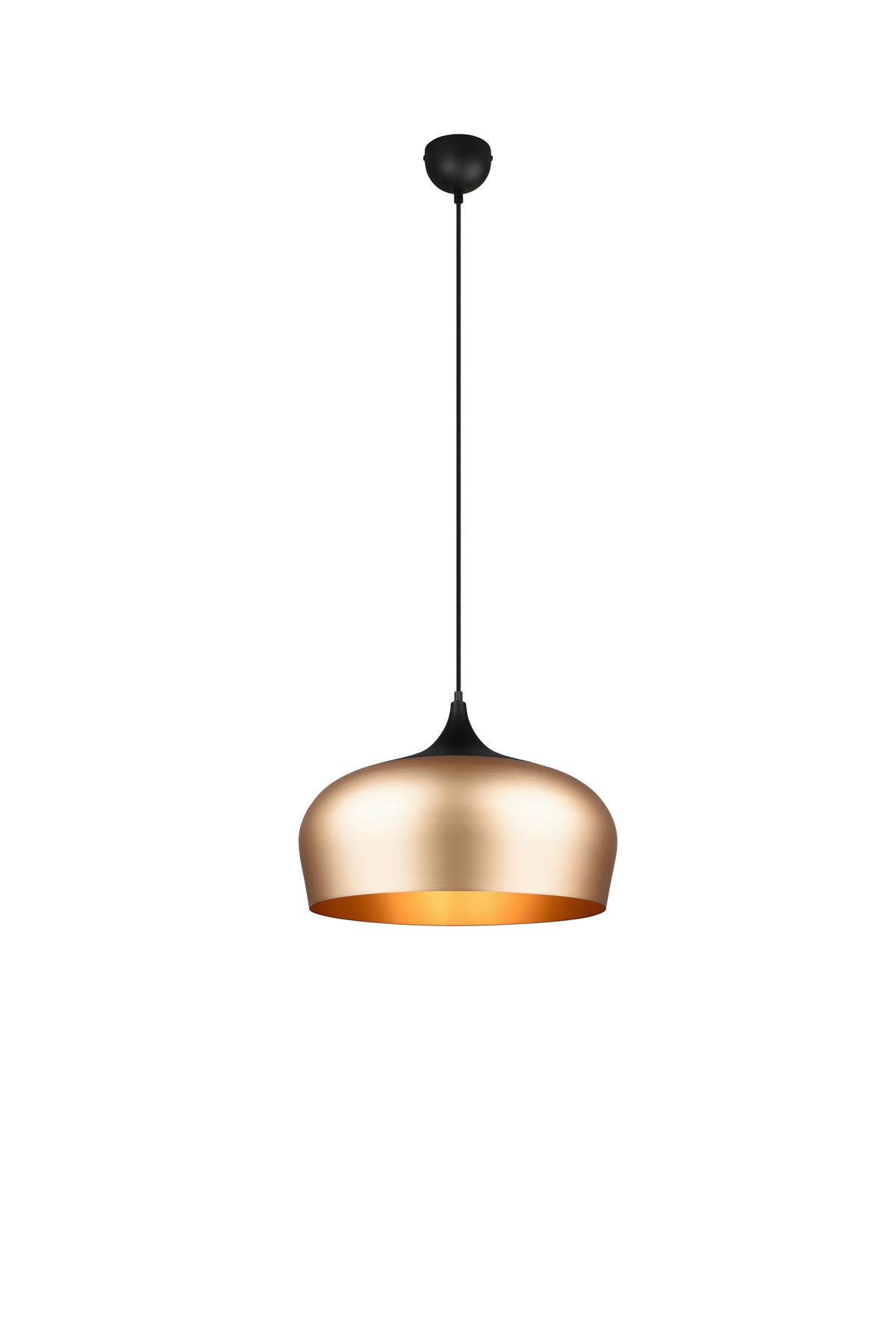 HÄNGELEUCHTE 45/150 cm    - Messingfarben, Lifestyle, Metall (45/150cm) - Trio Leuchten