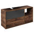 WASCHBECKENUNTERSCHRANK - Eichefarben/Grau, KONVENTIONELL, Holzwerkstoff/Metall (108,4/57/43cm) - Xora WASCHBECKENUNTERSCHRANK - Eichefarben/Grau, KONVENTIONELL, Holzwerkstoff/Metall (108,4/57/43cm) - Xora