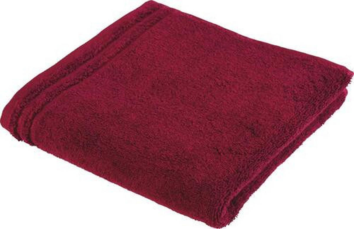 RUČNÍK PRO HOSTY, 30/50 cm, bordeaux - bordeaux, Basics, textil (30/50cm) - Vossen