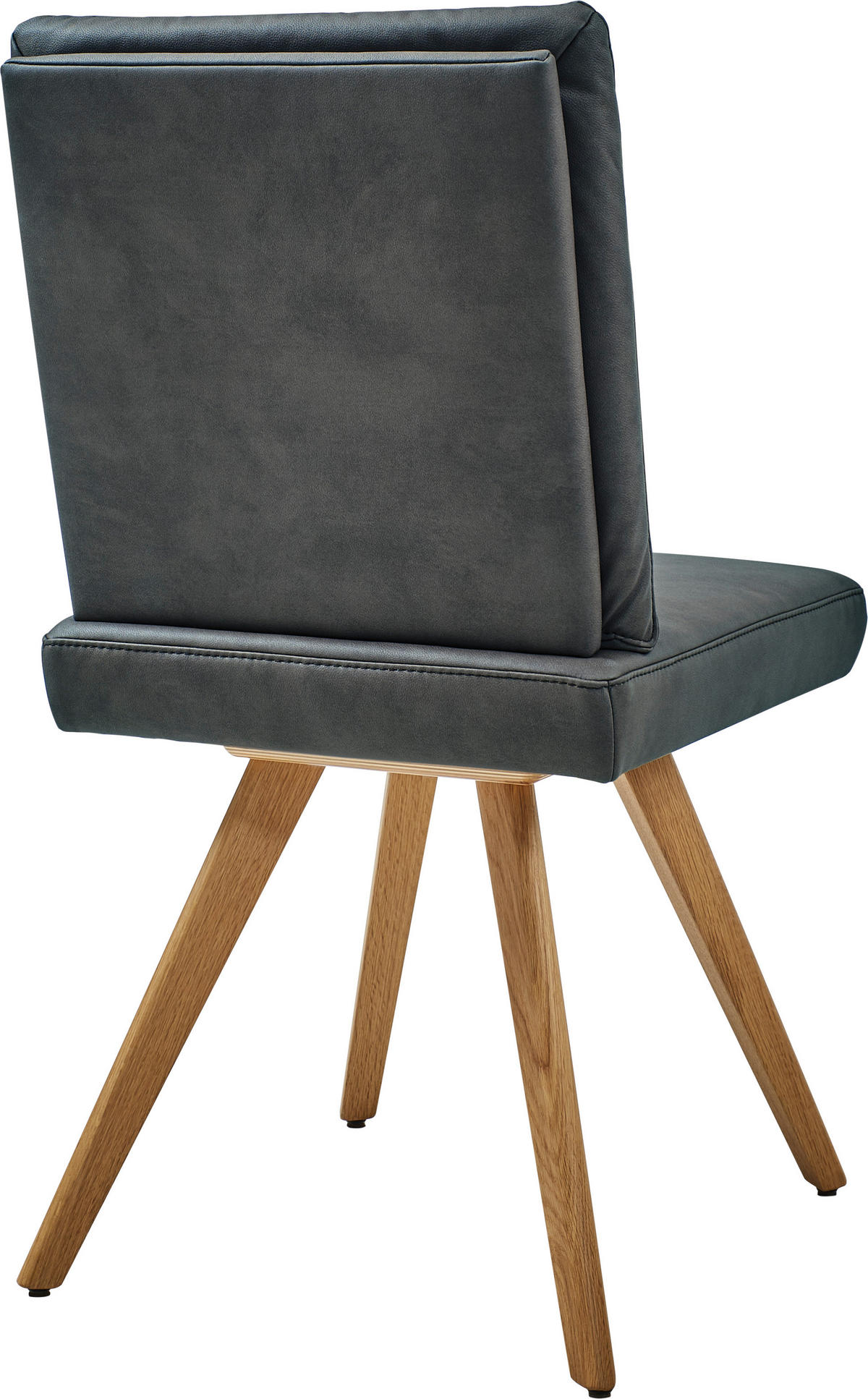 STUHL  in Mikrofaser Textil, Holzwerkstoff  - Eichefarben/Anthrazit, Design, Holzwerkstoff/Textil (46/94/58cm) - Dieter Knoll