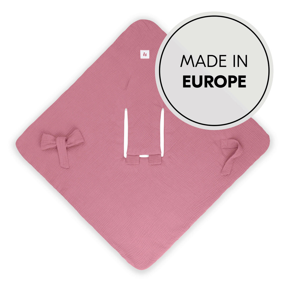 EINSCHLAGDECKE Snuggle so Cosy      - Beere, Basics, Textil (75/0,6/75cm) - Hauck