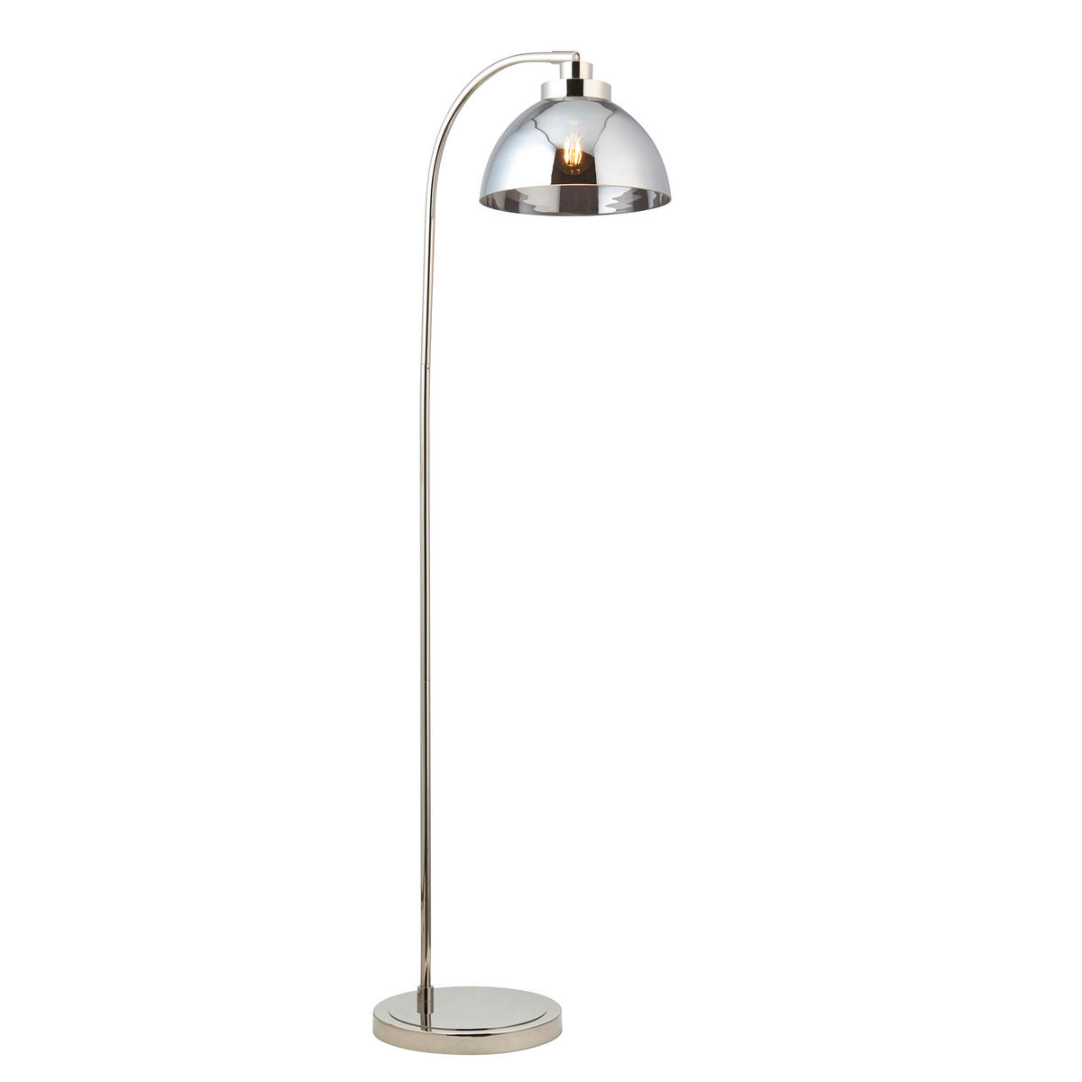 STEHLEUCHTE 28/144 cm    - Chromfarben, Basics, Glas/Metall (28/144cm) - ENDON