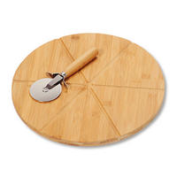 PIZZATELLER 2-teilig  - Naturfarben, Basics, Holz (32/1,50cm) - Kesper