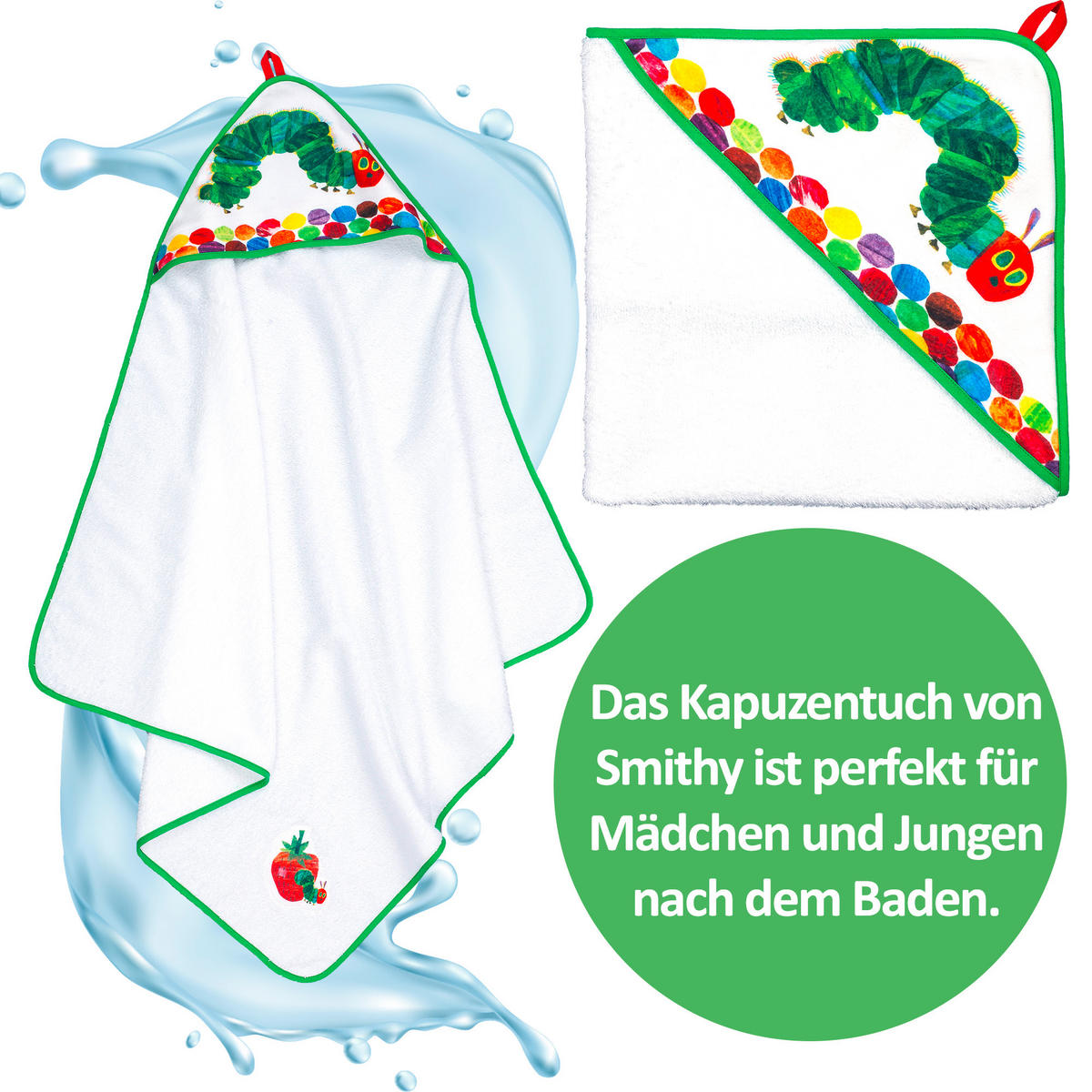 KAPUZENBADETUCH 100/100 cm    - Weiß, Basics, Textil (100/100cm)