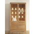 VITRINE Rotbuche massiv Buchefarben - Buchefarben, Design, Glas/Holz (120/217.6/42cm) - CASSANDO