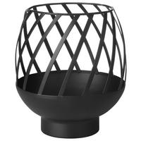 Suport De Lumânare Antivânt - negru, Design, metal (18,5/21cm) - Ambia Home